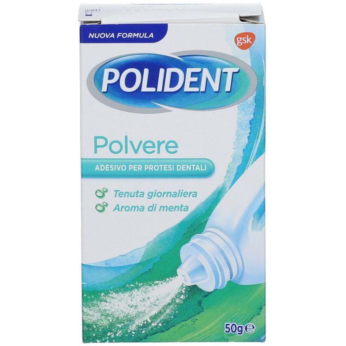 Polident Polvere Menta Adesivo in Polvere 50 g